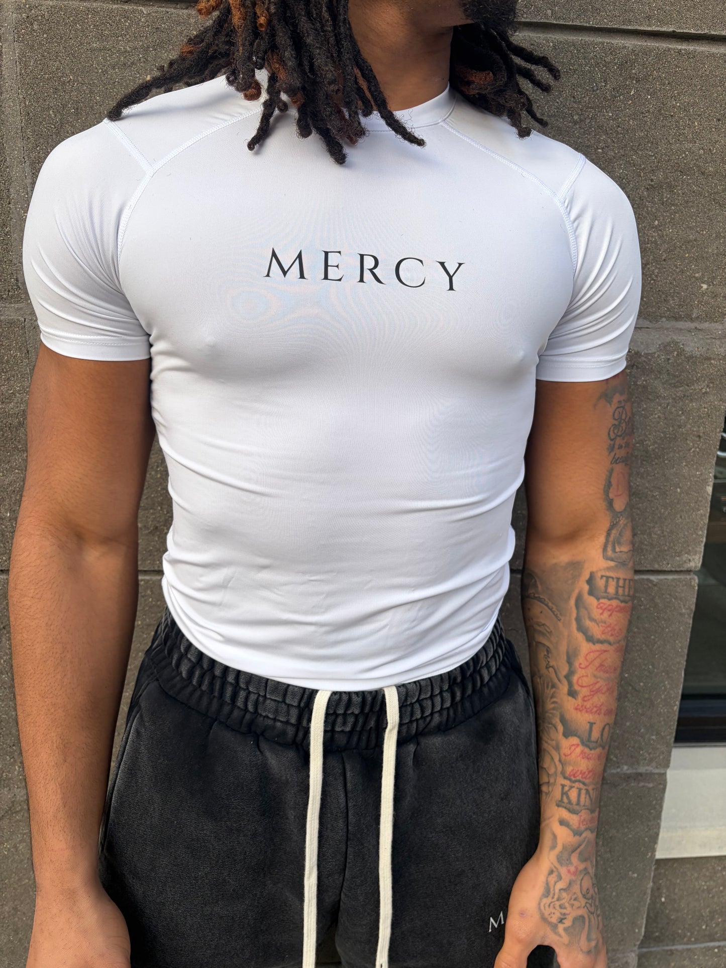 White “Mercy” Compression shirt