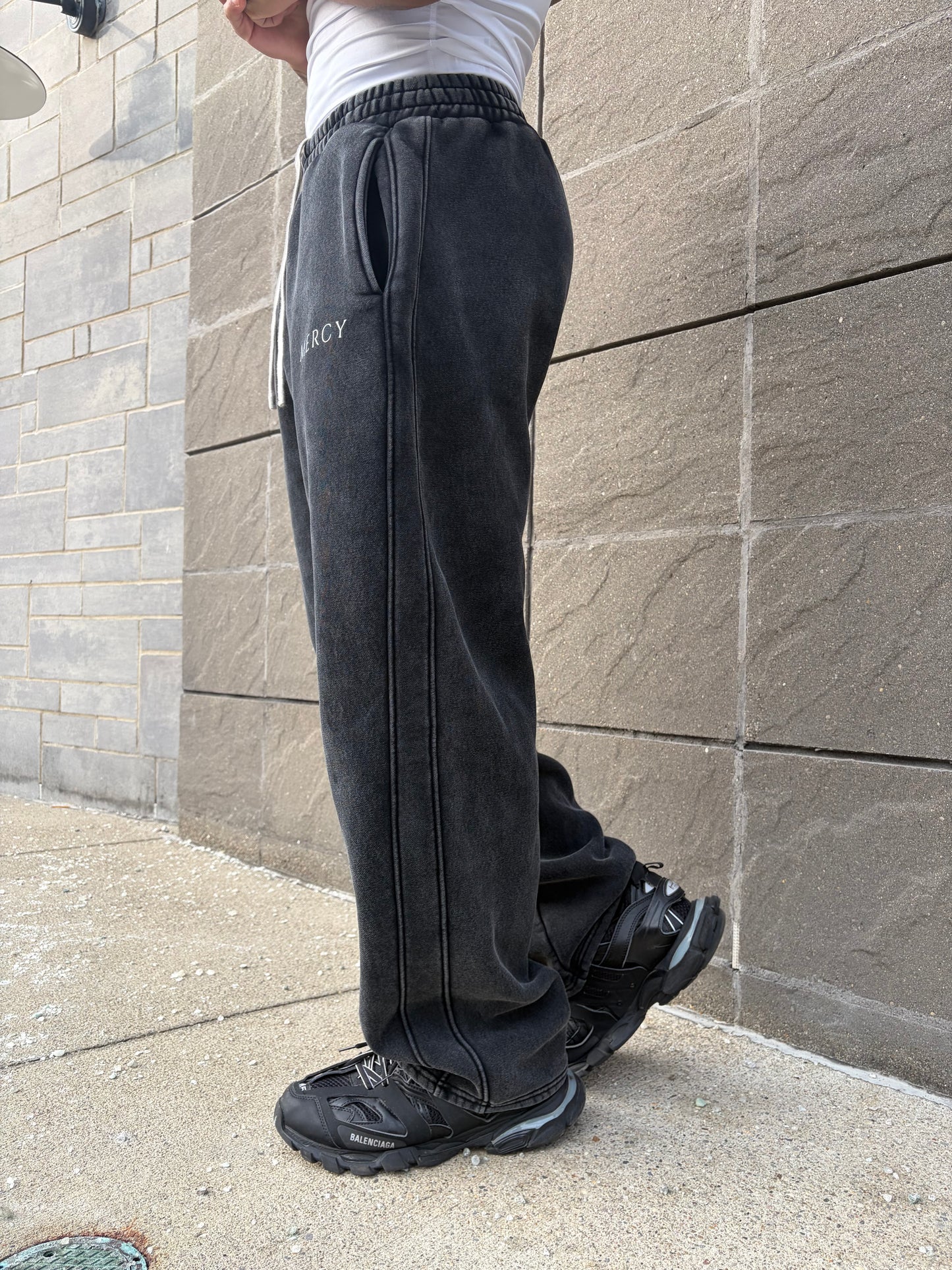 Black “Mercy” Sweatpants