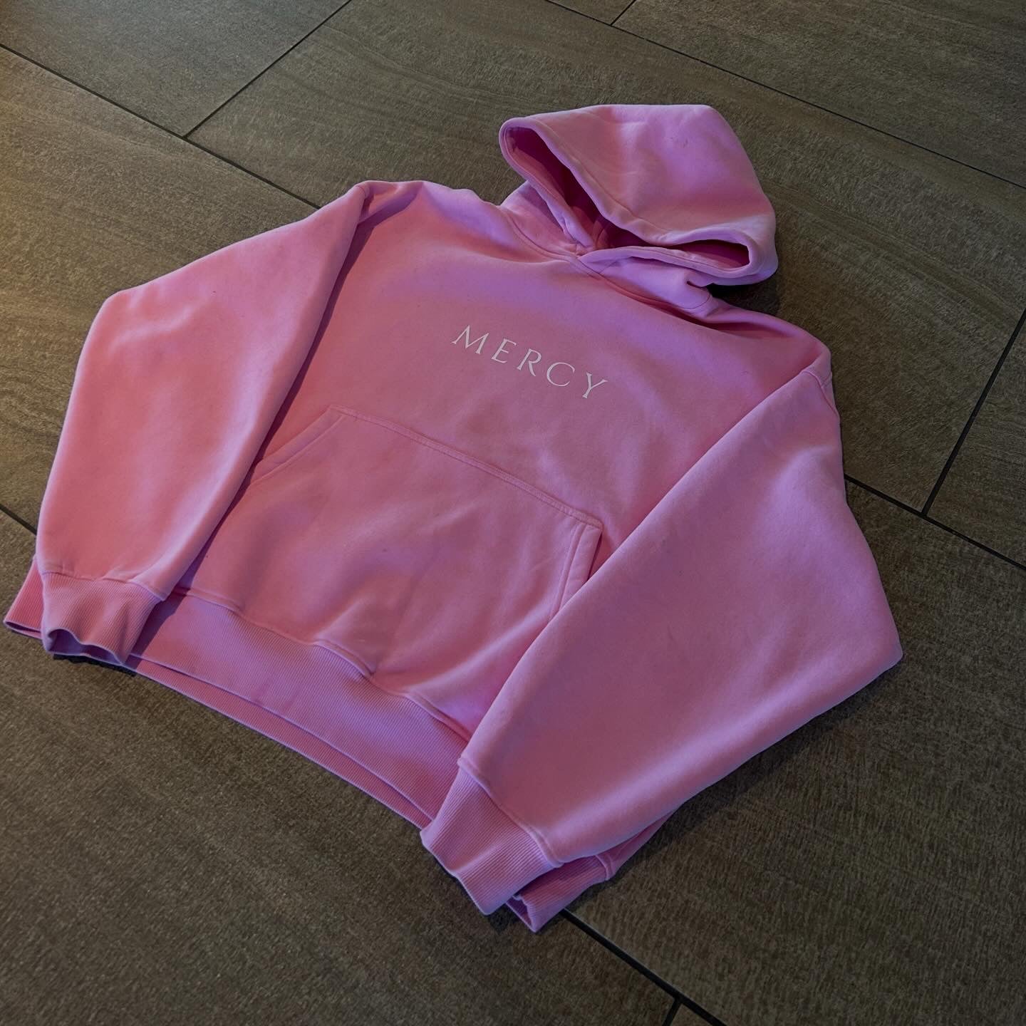 Pink “Mercy” Hoodie
