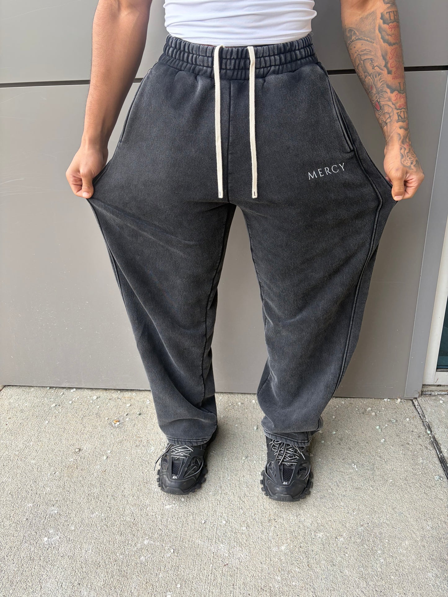 Black “Mercy” Sweatpants